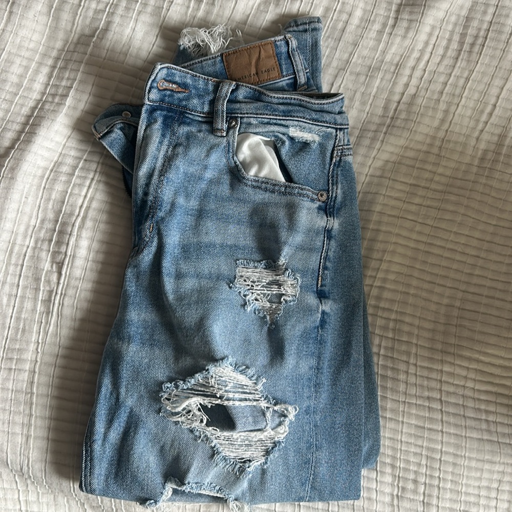 Light Blue Distressed Women’s Jeans